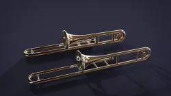 Instrument - Trombonne 3D model