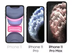 iPhone 11 iPhone 11 Pro iPhone 11 Pro Max Set 3D model