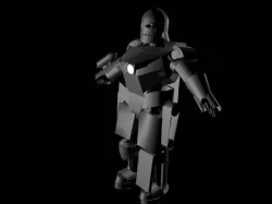 Ironman Mark 1  Low-poly 3D model