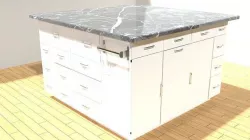 kitchen countertop 3D model