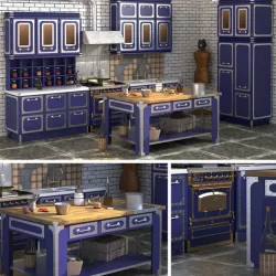 Kitchen Liverpool RODA 3D model