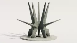 Kosmaj Monument Low-poly 3D model