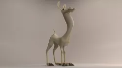 llama 3D model