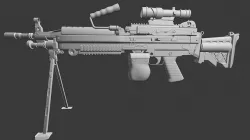 M249 Gun 3D model