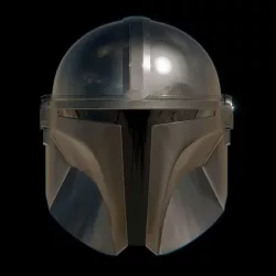 Mandalorian Beskar Helmet - High-poly 3D model