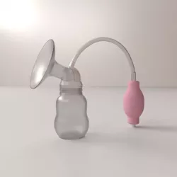 Manual Breast Pump 3D model
