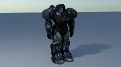 Marine Starcraft Low-poly 3D model