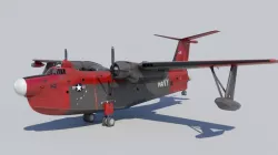 Martin SP5B Marlin 1948 USA 3D model
