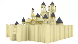 Medieval Castle 3D model