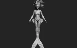 Mermaid 3D model
