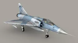 Mirage 2000 Low-poly 3D model