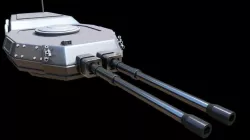 modern tank turret 3d model 3D model