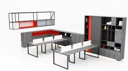 Modern workstation 3D model