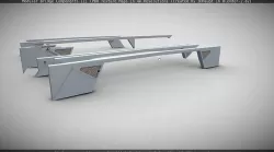 Modular Bridge Components 1  3D model