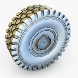 Mowag Piranha V wheel 3D model