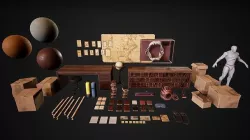 Nautical Study Low-poly 3D model
