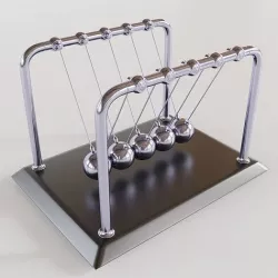Newton cradle 3D model