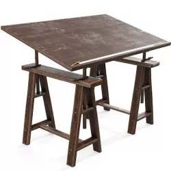Old Drafting Table PBR Low-poly 3D model