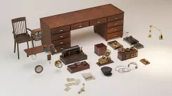 Old Office Low-poly 3D model