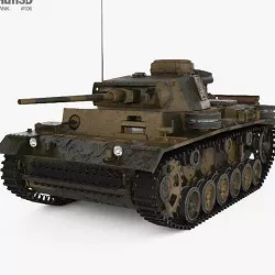 Panzer III 3D model