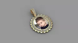picture pendant chain STL 3D model