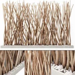 Planter random branch Big n1 3D model