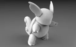 POKEMON - HIGH RES - 008WARTORTLE 3D model