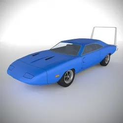 PolyCAR N45 lp1 Low-poly 3D model