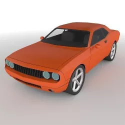 PolyCAR N46 lp1 Low-poly 3D model