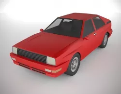 PolyCAR N47 lp1 Low-poly 3D model