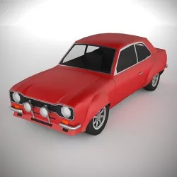 PolyCAR N49 lp1 Low-poly 3D model
