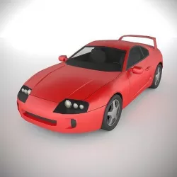 PolyCAR N54 lp1 Low-poly 3D model