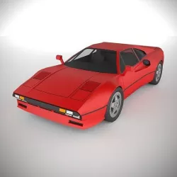 PolyCAR N57 lp1 Low-poly 3D model