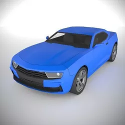 PolyCAR N62 lp1 Low-poly 3D model