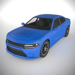 PolyCAR N66 lp1 Low-poly 3D model