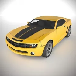 PolyCAR N74 lp1 Low-poly 3D model