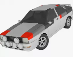 PolyCAR N76 lp1 Low-poly 3D model