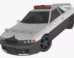 PolyCAR N79 lp1 Low-poly 3D model