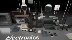 Post Soviet Electronics UE4 Low-poly 3D model