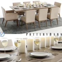 Pottery Barn Durham and Sadie 3D model