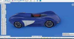 prototype race car 3D model