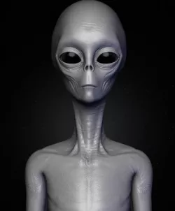 Realistic Alien 4 Sculpt 3D model