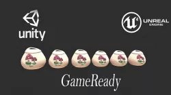 Realistic PBR Ceramic Jars Low-poly 3D model