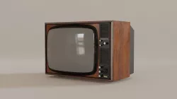 Retro TV 3D model