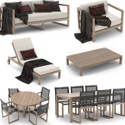 RH Outdoor Aegean collection 3D model