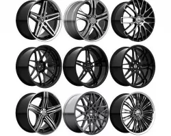 Rims -  Asanti Brabus HRE Lexani Vossen Vorsteiner WALD Rotiform Low-poly 3D model
