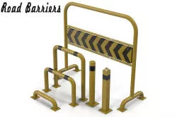 Road Barriers 3D model