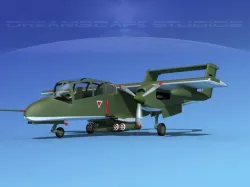 Rockwell OV-10 Bronco Germany 3D model
