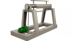 Roll Unwinder Machine 3D model