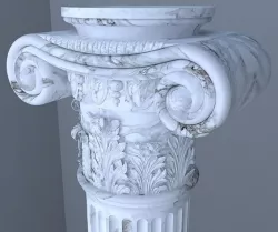 roman column 3D model
